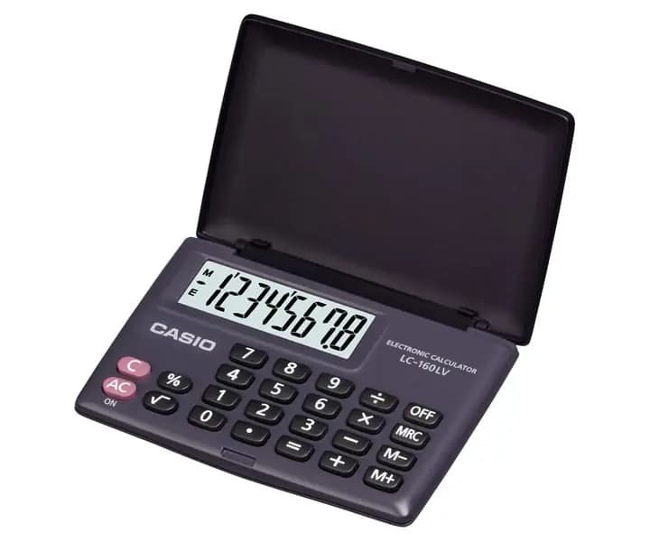 CALC. CASIO LC 160 LV-BK WE