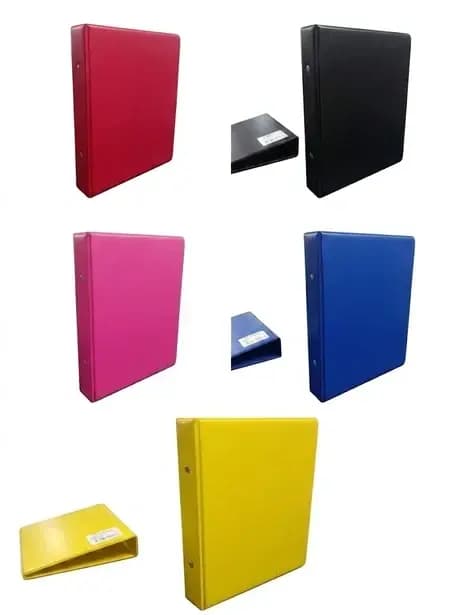 CARPETA 2 ANILLOS CUADERNO AZUL