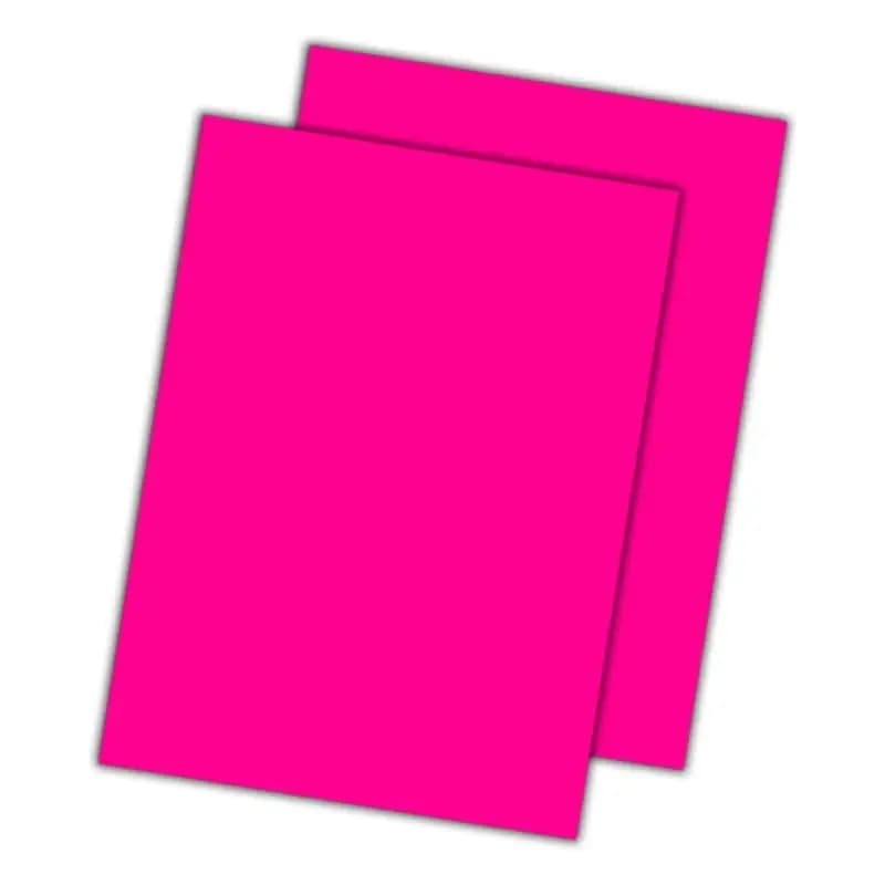 PLIEGO PAPEL FOSFORESCENTE FUCSIA