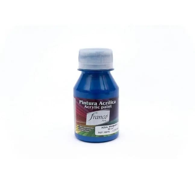 PINTURA ACRILICA FRANCO 60ML AZUL PRIMARIO