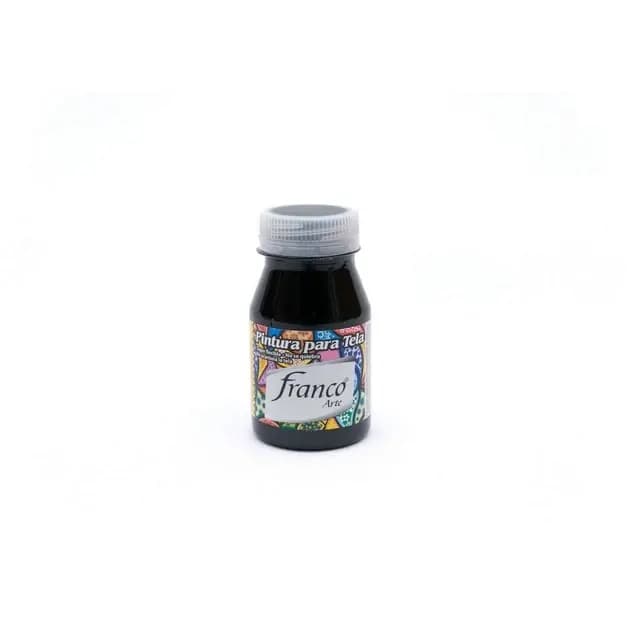 PINTURA P TELA FRANCO 30CC NEGRO