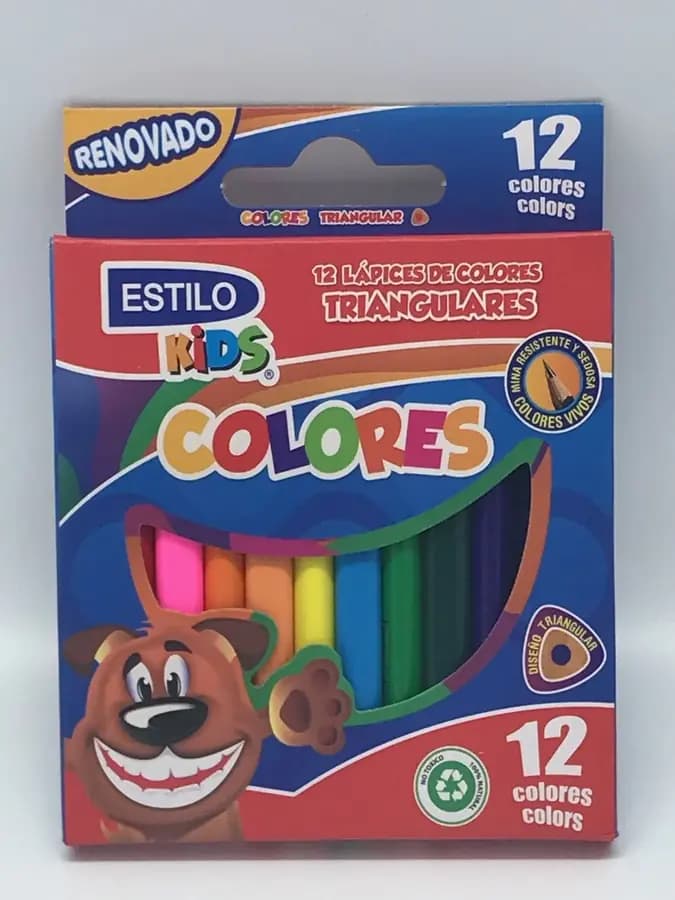 PINTURA ESTILO X 12COL PEQUENA TRIANGULAR