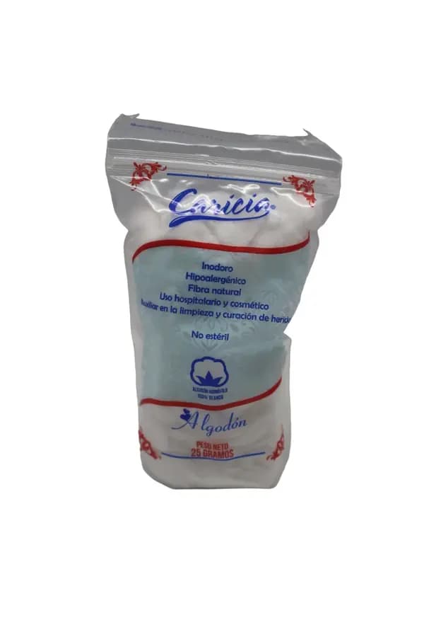 ALGODON CARICIA FUNDA 25GR