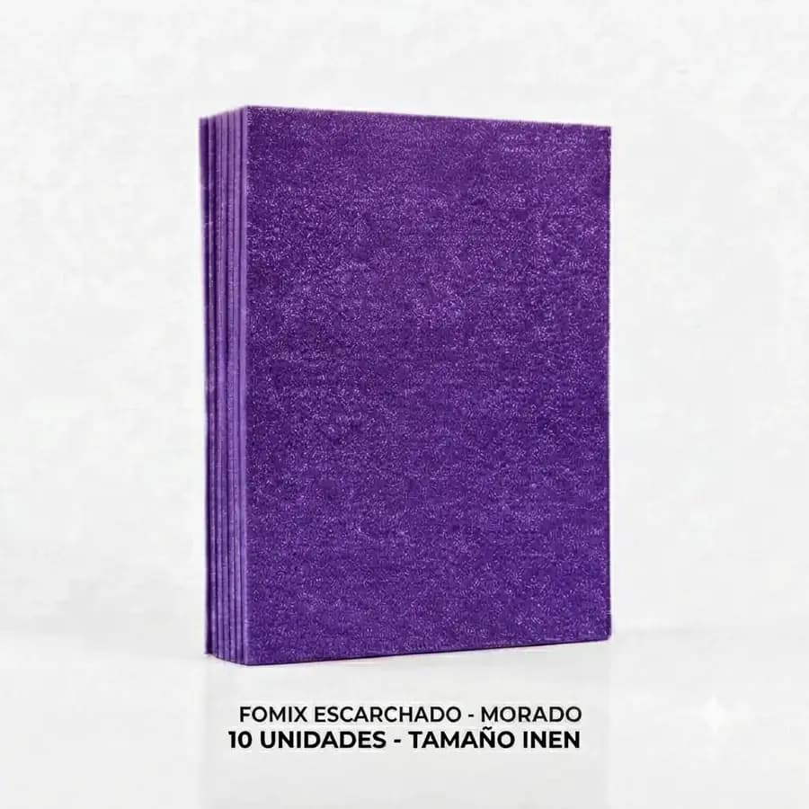FOMIX X 10UN INEN ESCARCHADO MORADO