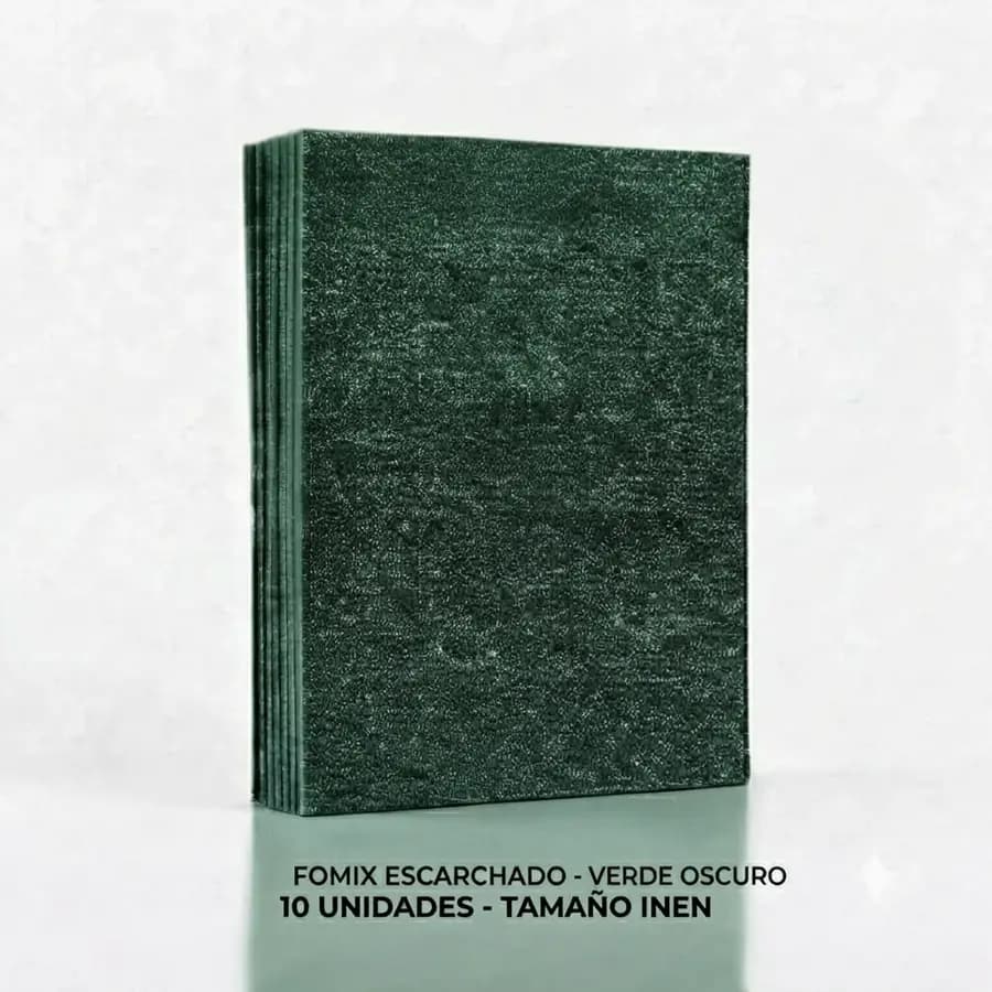FOMIX X 10UN INEN ESCARCHADO VERDE OBSCURO