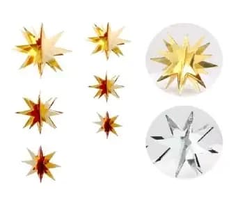 CORTINA ESTRELLA SURTIDAS JN 1783 PLATEADA