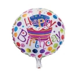GLOBO ALUMINIO HAPPY BIRTHDAY JH 159