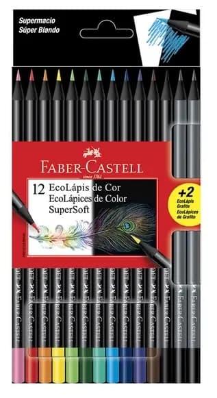 PINTURA FABER CASTELL X 12COL SUPER SOFT