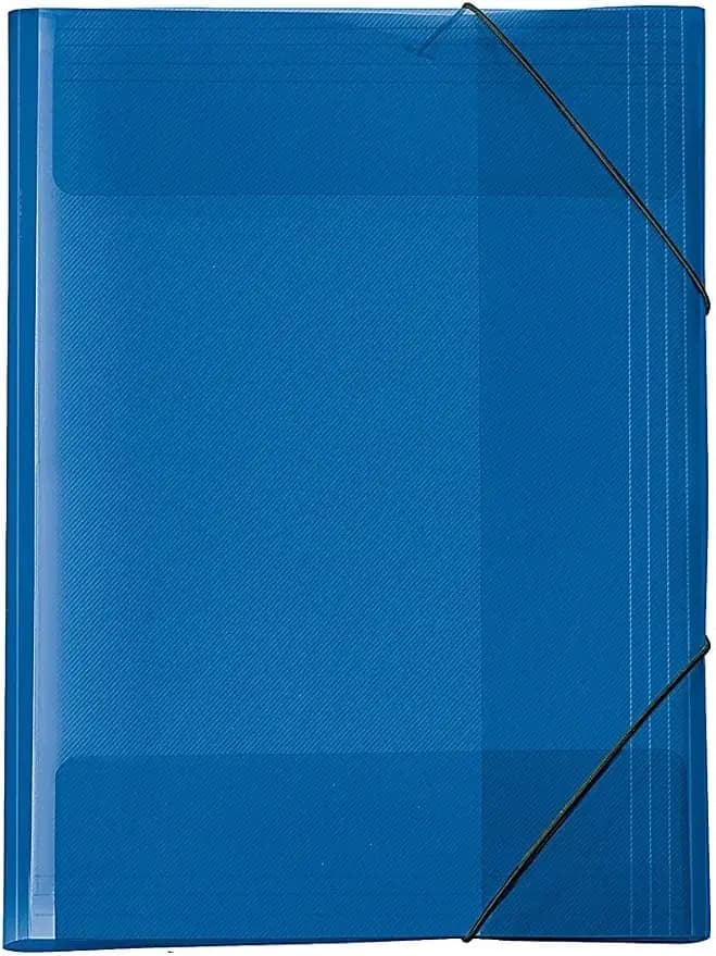 CARPETA A3 T TRANSPARENTE AZUL