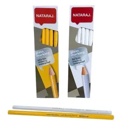 UNIDAD LAPIZ NATARAJ ACETATO P/ VIDRIO AMARILLO