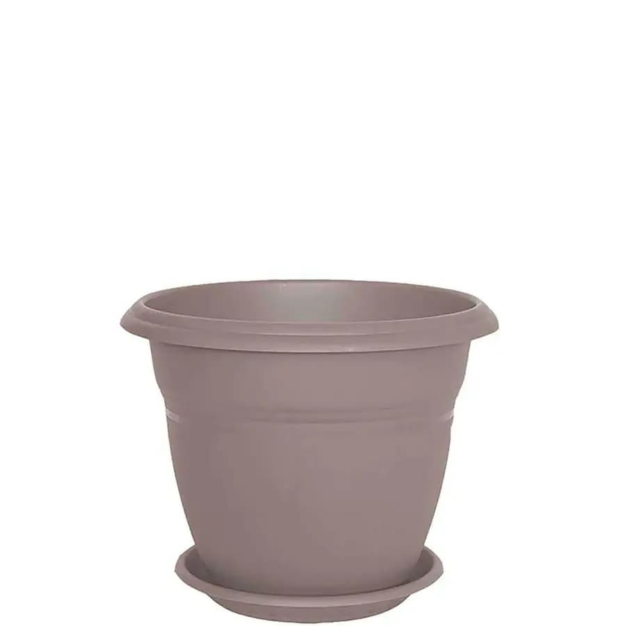 MACETERO PLAST REDONDO C BASE REF-12 30*23CM