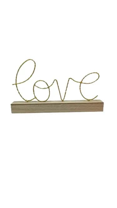 LETRERO LUZ HADA BASE MADERA FRA-3060