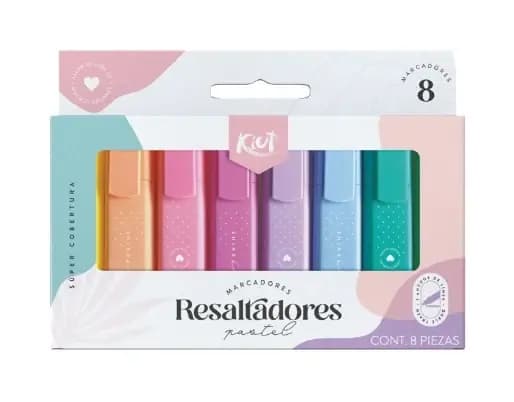 RESALTADOR X 8UN KIUT PASTEL 572270