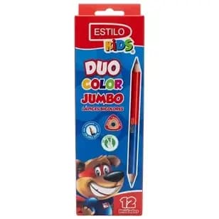 UNIDAD LAPIZ ESTILO BICOLOR GRUESO