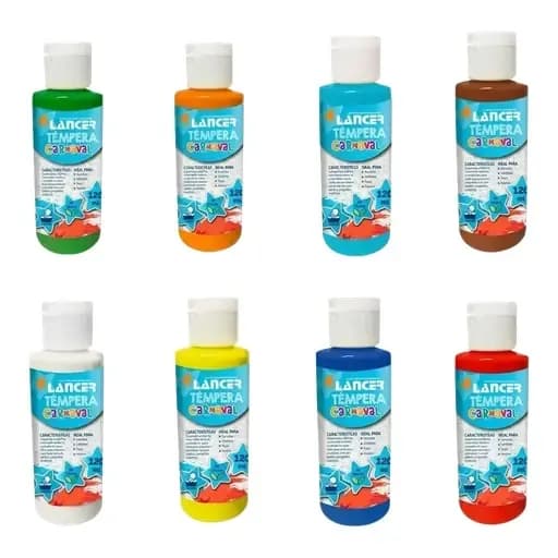TEMPERA LANCER 250ML BLANCA