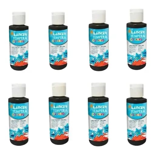 TEMPERA LANCER 250ML NEGRA