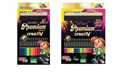 PINTURA CREATIV X 15COL PREMIUM EF3015 4MM