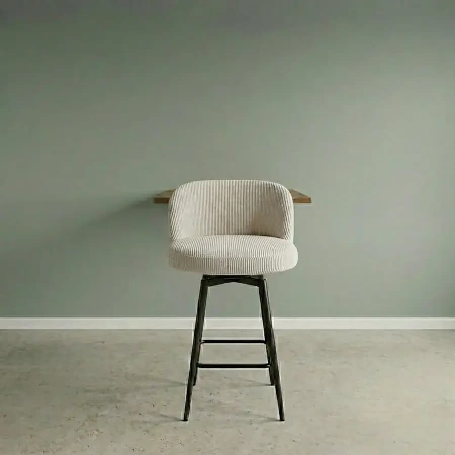 SILLA ALTA P BAR BEIGGE ST-8935-1