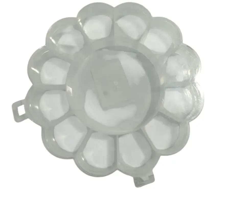 CAJA PLASTICA FLOR TRANSPARENTE IM25-2116