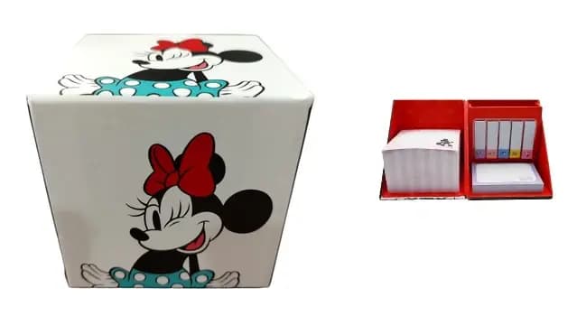 NOTITAS CUBO ORGANIZADOR MINNIE DISP608