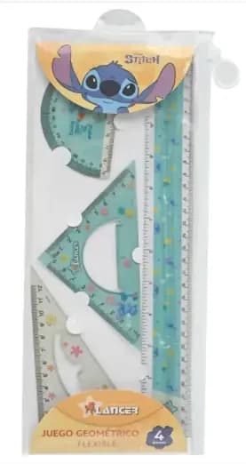 JUEGO GEOMETRICO FLEXIBLE STITCH 30 CM ST1710