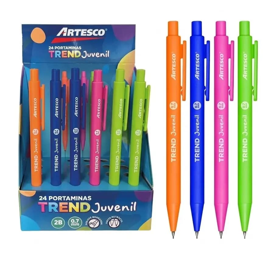 PORTAMINAS ARTESCO TREND JUVENIL 0.7MM UNIDAD